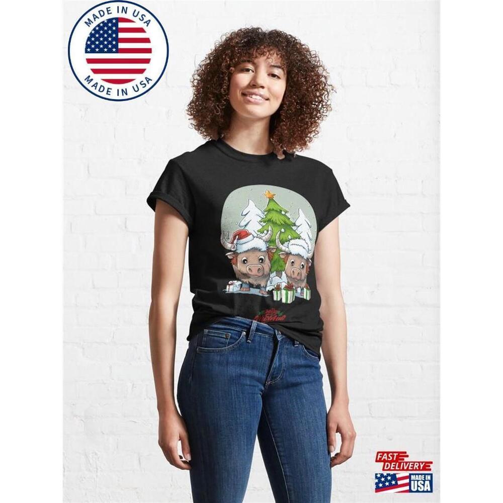 Merry Christmas Holidays Classic T-Shirt Unisex